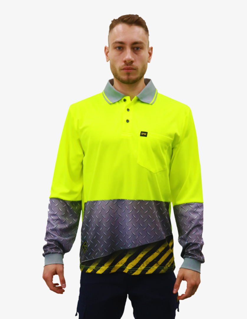SFWP21 Hi Vis Polo Shirts. 1 Colourway In Stock. image 0